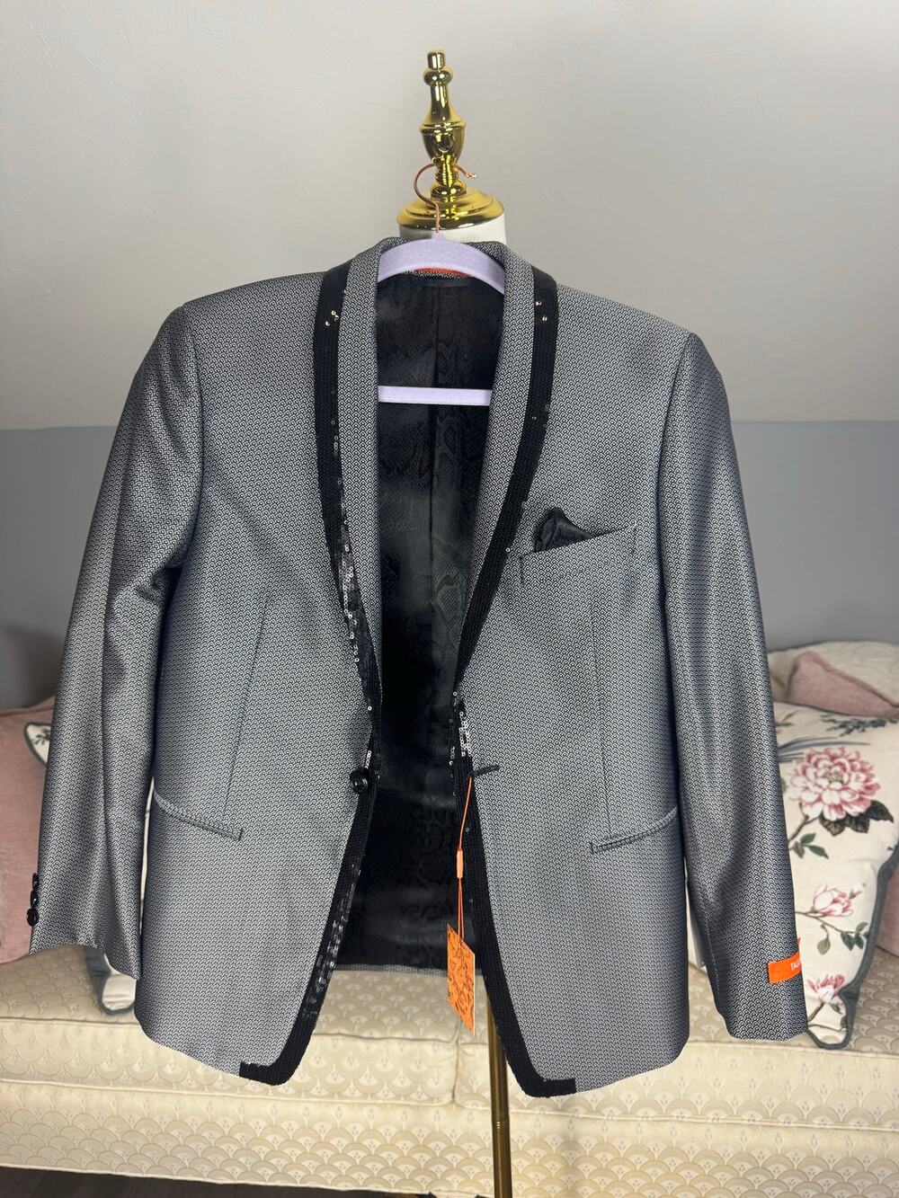 Tallia Boys 16R Wedding & Bar Mitzvah Statement Dinner Jacket NWT